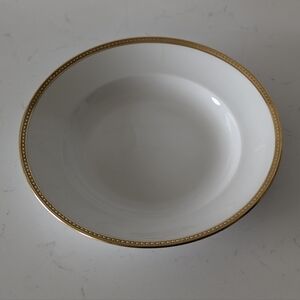 Antique Vintage William Guérin Limoges France Deep Round Plate Gold Rim 9.25"